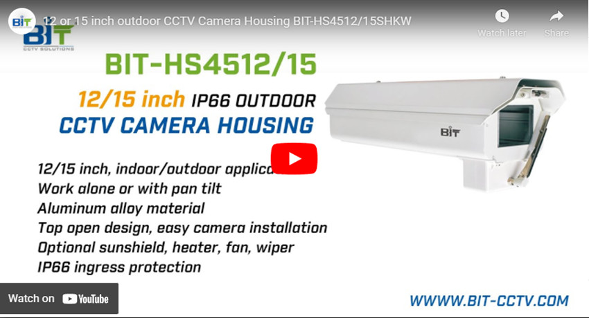 12 hoặc 15 Inch outdoor Cctyv Camera Houing Bit-Hh45/15shkw